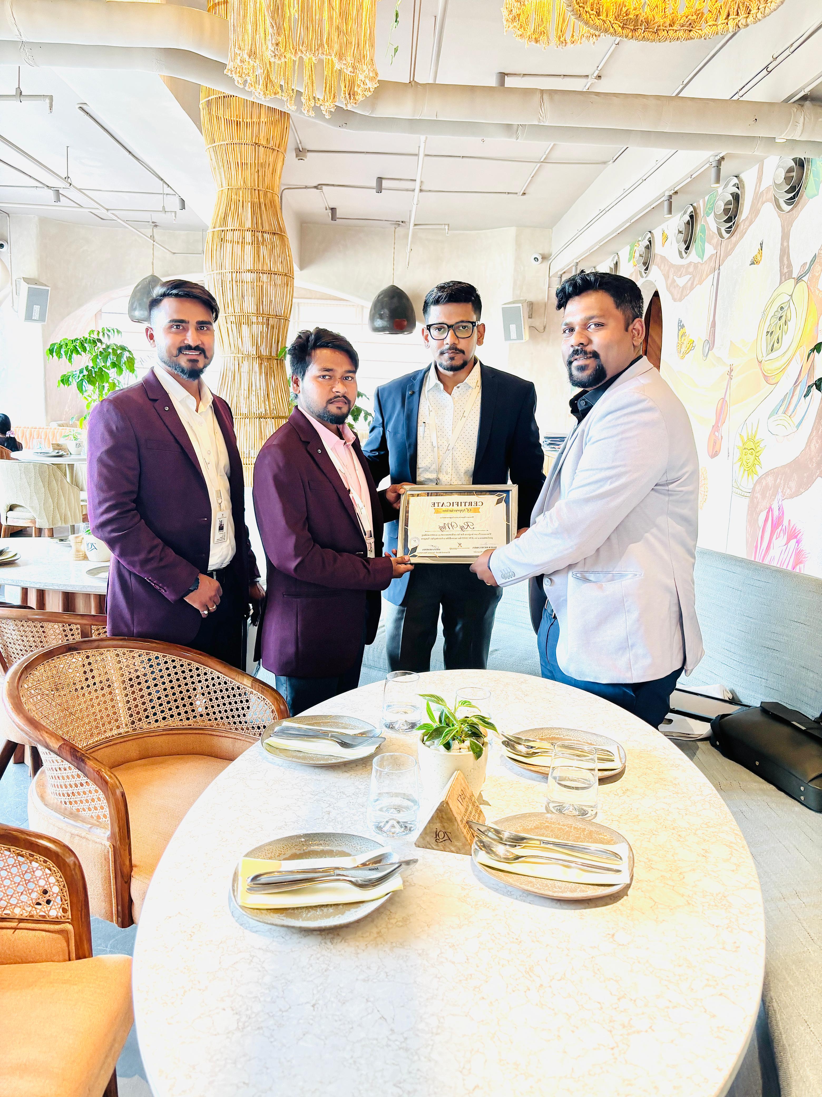 Felicitation for Fantastic Performance – JFM 2025