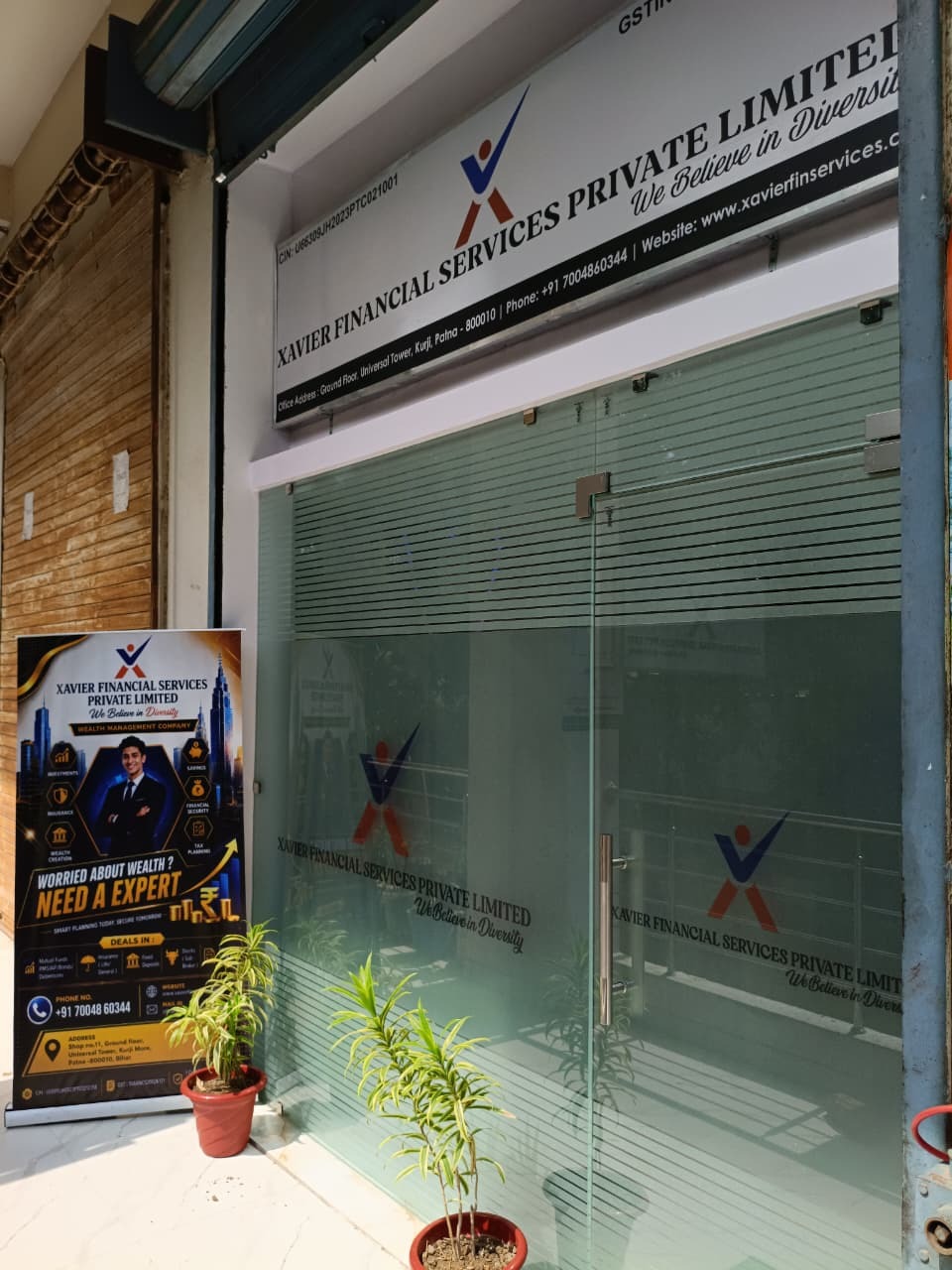 Xavier Financial Services Branch Office in Patna, Bihar